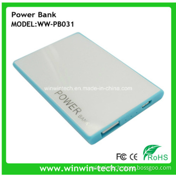 Polymer Battery Durable 2200mAh Card Power Bank